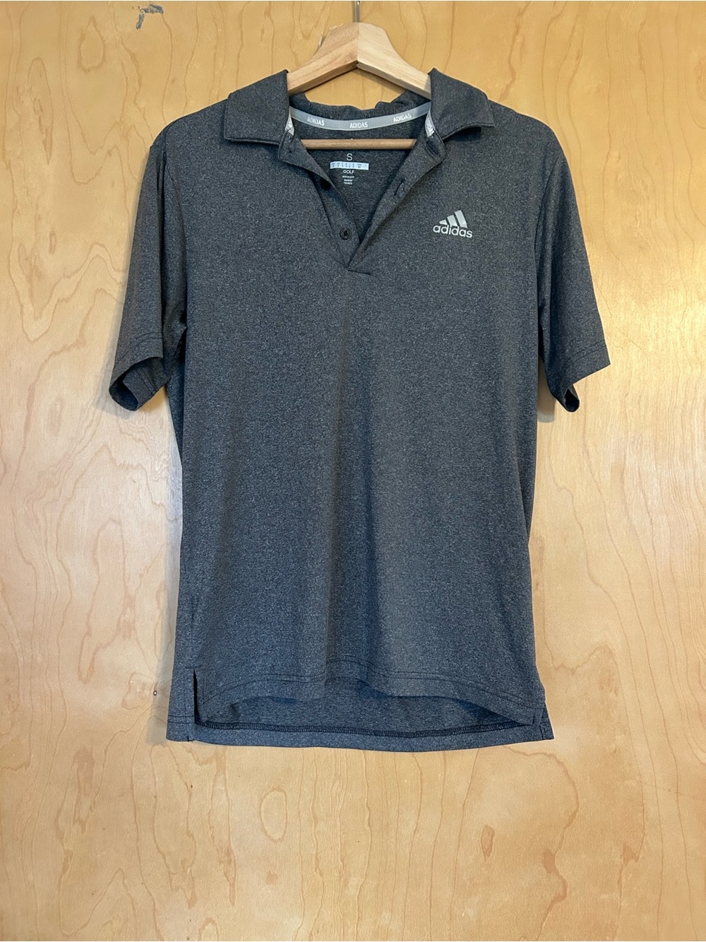 Adidas Golf S Men’s Gray Performance Polo Shirt